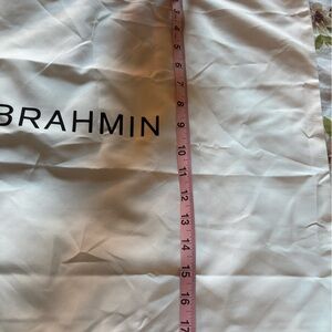 Brahmin Cream Storage Bag